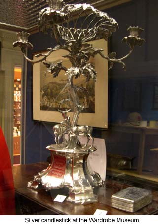 Silver Candlestick, Salisbury Wardrobe Museum