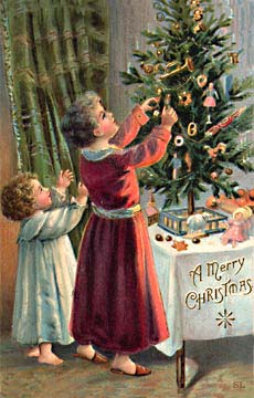 Victorian Christmas Card