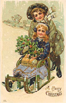 Victorian Christmas Card