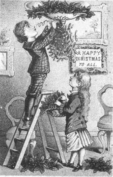 Victorian Christmas card