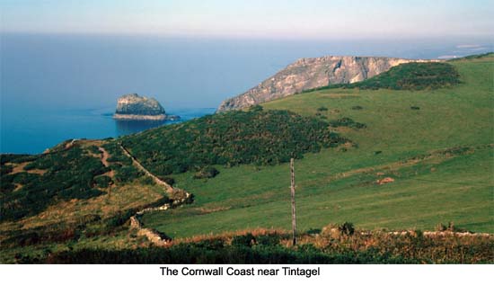 Tintagel Cliffs Cornwall