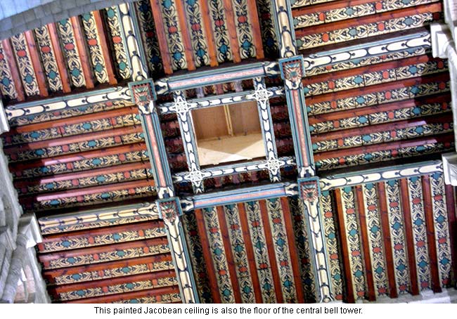 Romsey Abbey ceiling