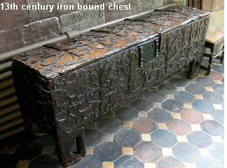 13th century iron-bound chest