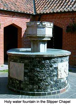 Walsingham Slipper Chapel Fountain