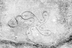 Celtic Swastika Stone