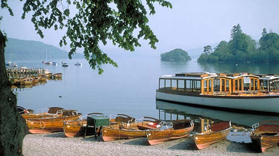 Boats at Lake Windermere