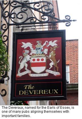 Devereux Pub Sign