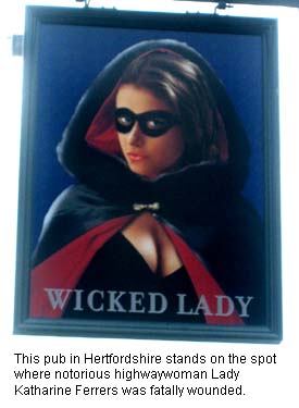 Wicked Lady Pub Sign