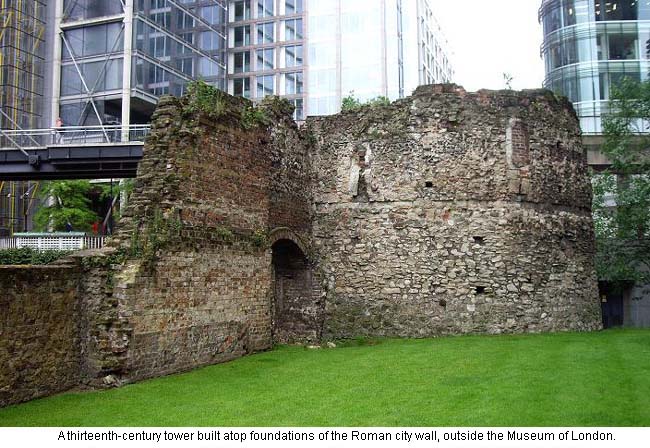 Roman Wall at Museum of London