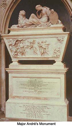 Major André's Tomb Westminster Abbey