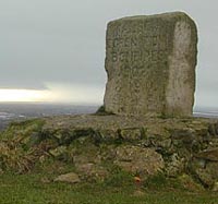 Brent Knoll Marker Stone