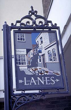 Brighton Lanes Sign