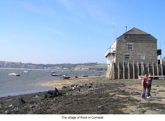 Village of Rock in Cornwall