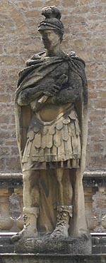 Statue of Roman Emperor, Bath