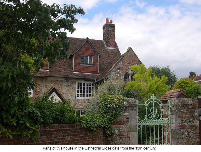 House in Salisbury Cathedral Close